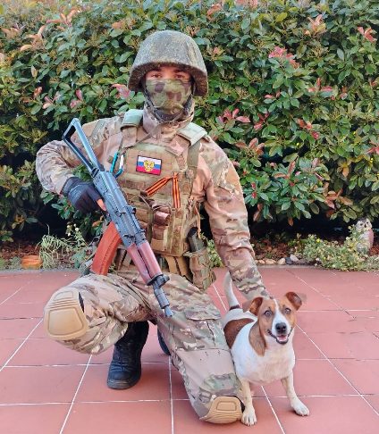 con il cane